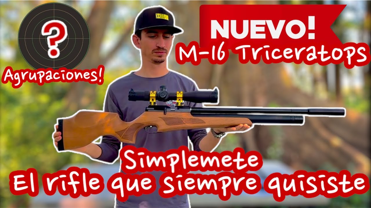 UN RIFLE QUE NO TIENE RIVAL 🏆 Aztk m16 triceratops a prueba ‼️