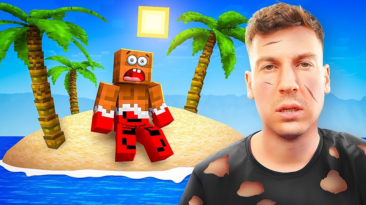 🌴 МЫ ПРОВЕЛИ 7 ДНЕЙ НА ОСТРОВЕ! ЛЁНЯ ЕДВА ВЫЖИЛ! 😱 МАЙНКРАФТ