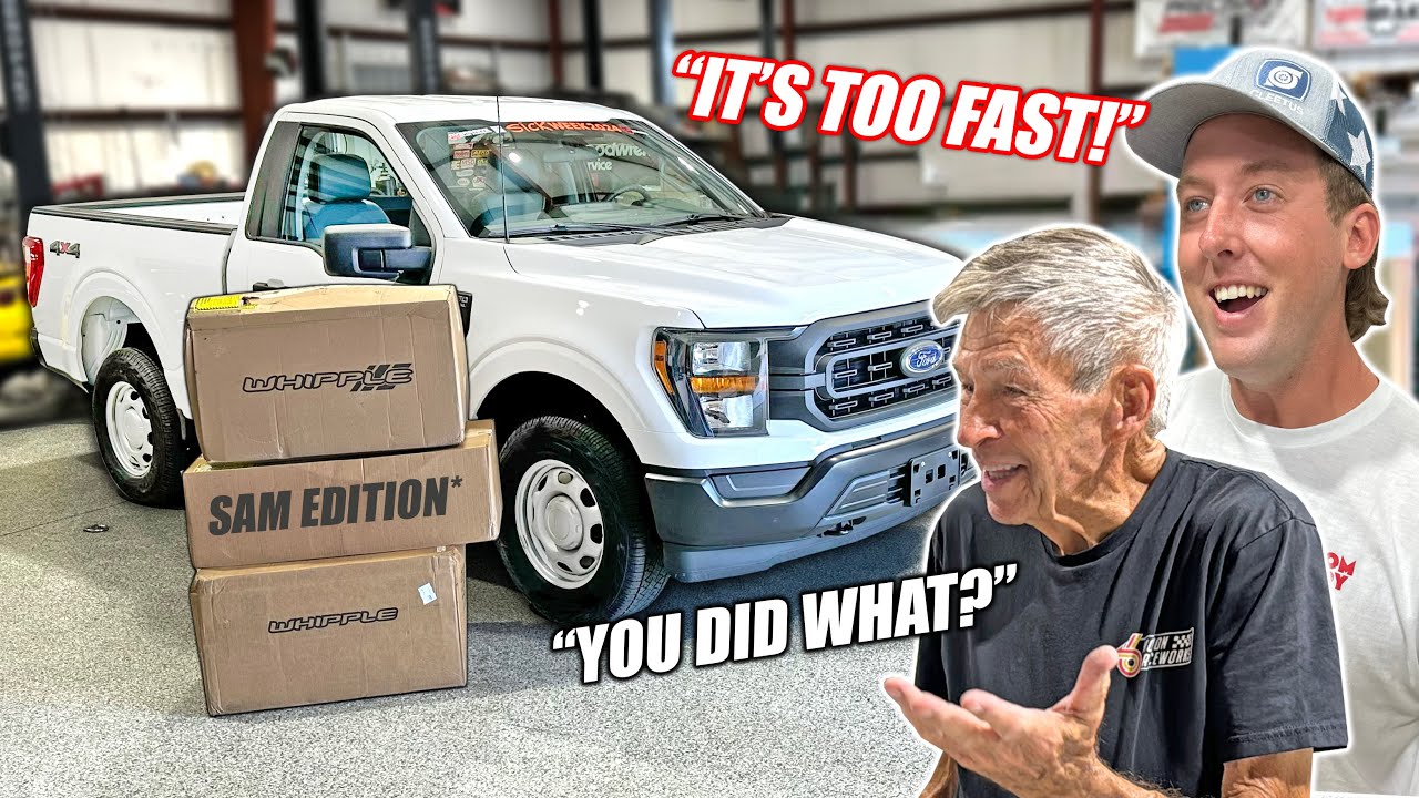 We Supercharged Our Grandpa's Work Truck!!!