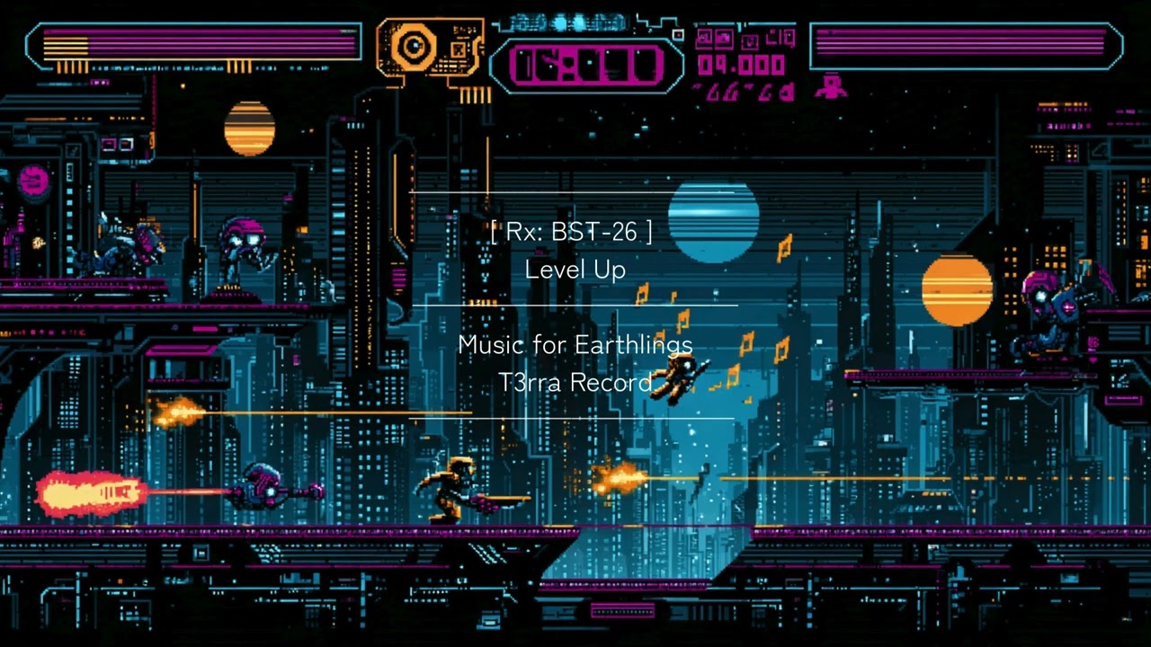 【時間管理BGM/30分/無敵モード】爆速で攻略する8bitアクション・ステージ｜BST26
