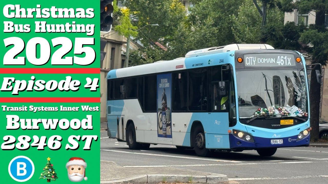 Sydney Transport Vlog 166: Christmas Bus Hunting 2025 Episode 4 || Burwood 2846 ST
