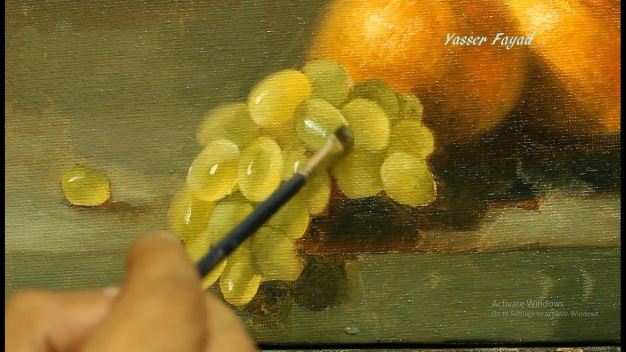 Oil Painting Still Life With Yasser Fayad