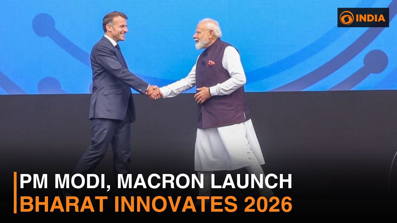 PM Modi, Macron launch Bharat Innovates 2026 in Nice | India&rsquo;s innovation story takes global stage