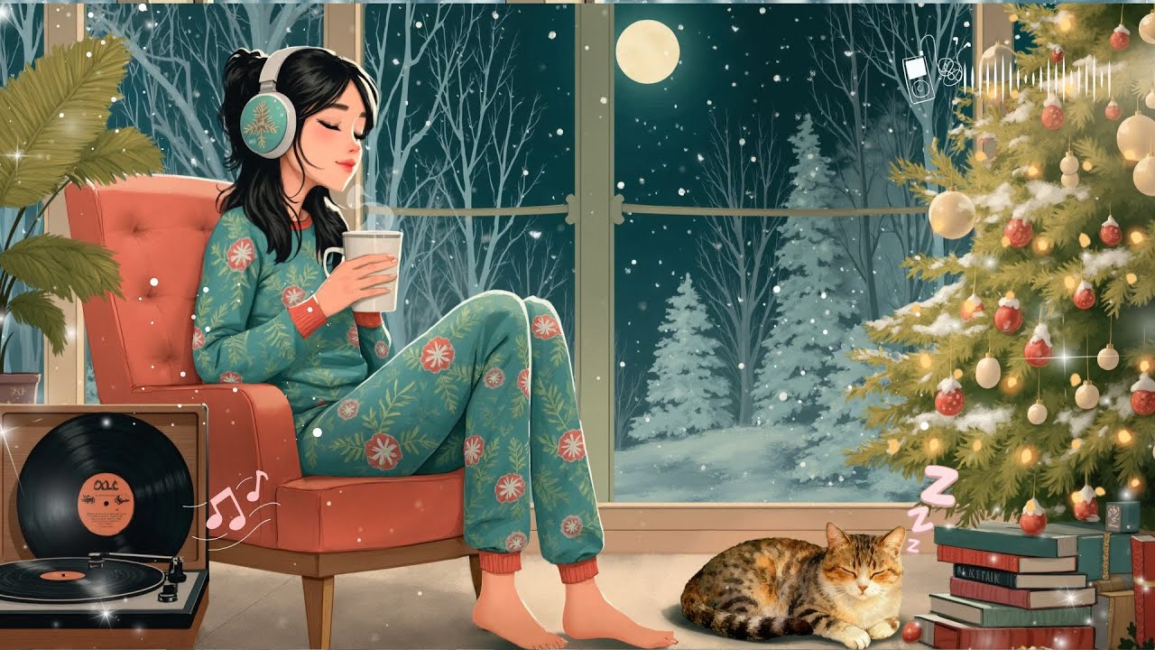 Warm Cup of Lofi ☕ Gentle Winter Beats for Study & Relaxation at Home ❄️ Chill Lofi Mix Playlist
