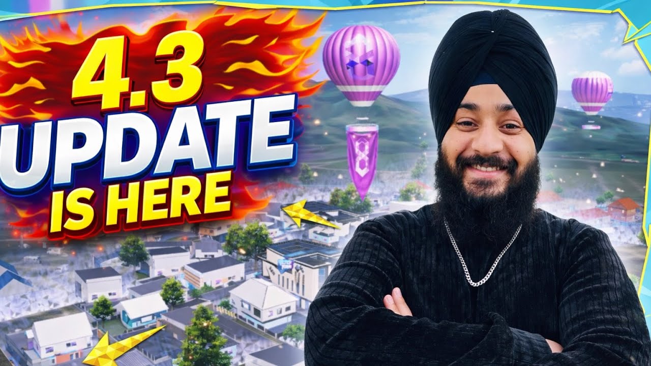 4.3 UPDATE IS HERE🔥PUBG/BGMI LIVE #pubglive #pubgfunnymoments #bgmi