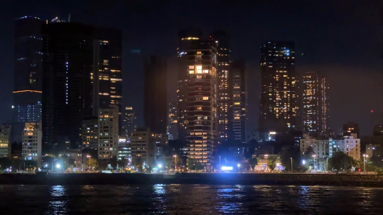Tallest Skyline of India🇮🇳 || Coastal road Mumbai || Worli, Lower Parel, South bombay skyline