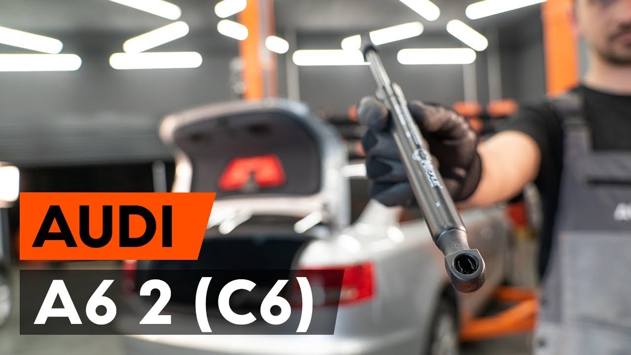S&aring; byter du gasfj&auml;der baklucka p&aring; AUDI A6 (C6) [AUTODOC-LEKTION]