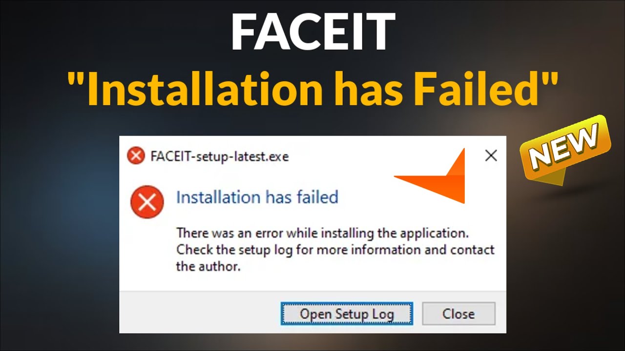Fix - Faceit - Installation Has Failed - There Was an Error While Installing The Application - 2026