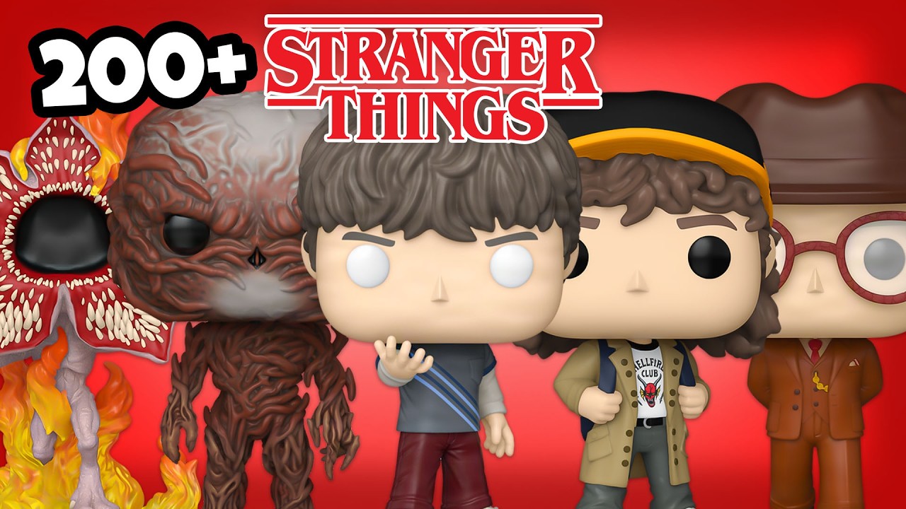 Полная коллекция фигурок Funko Pop по мотивам сериала «Очень странные дела»!