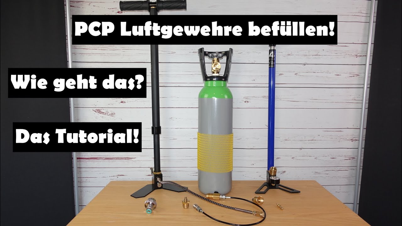 PCP Luftgewehr füllen, aber wie? Mein Tutorial!