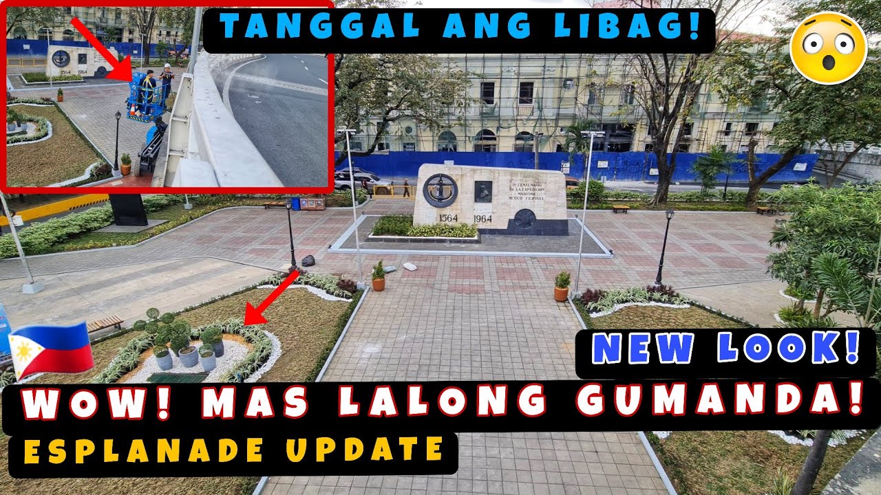 WOW! Heto na ang Bagong Hitsura ng Esplanade at Plaza Mexico Matapos ang Pagandahin! 🇵🇭
