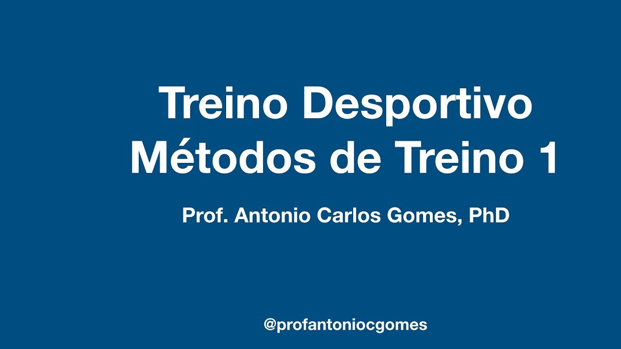 ACG Métodos de Treino 1