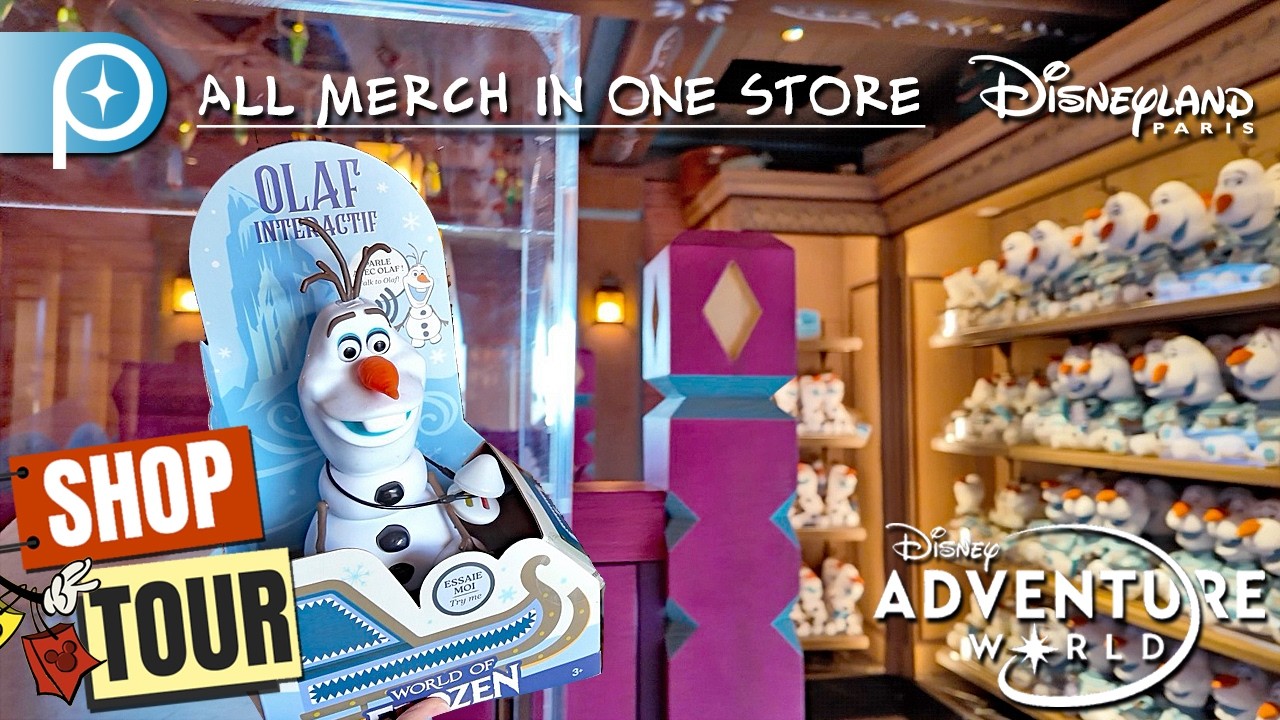 👜 Disneyland Paris SHOP TOUR: Fjord View Shop at World of Frozen in Disney Adventure World