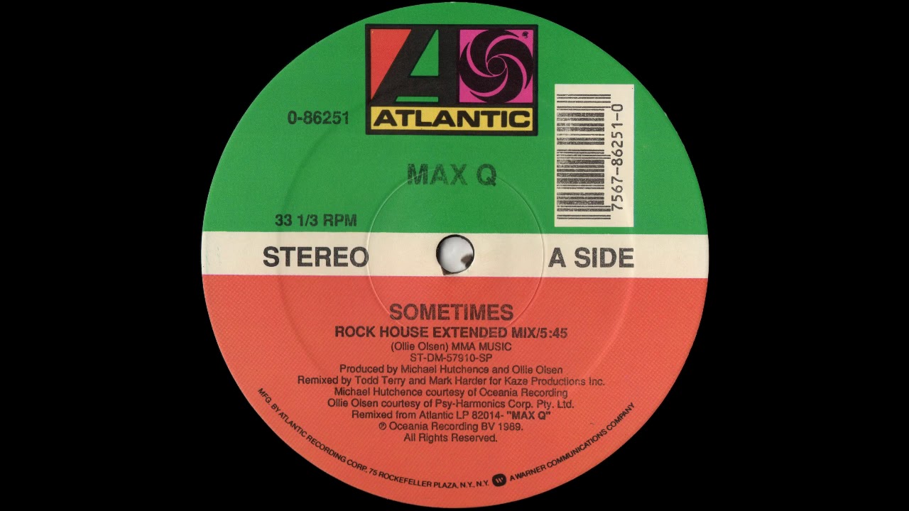Max Q - Sometimes (Rock House Extended Mix)