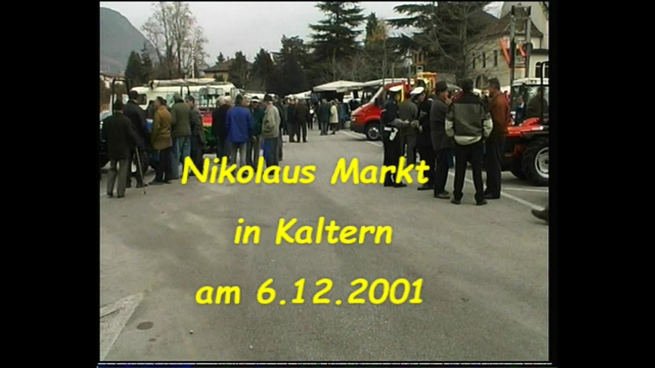 Nikolausmarkt in Kaltern 2001