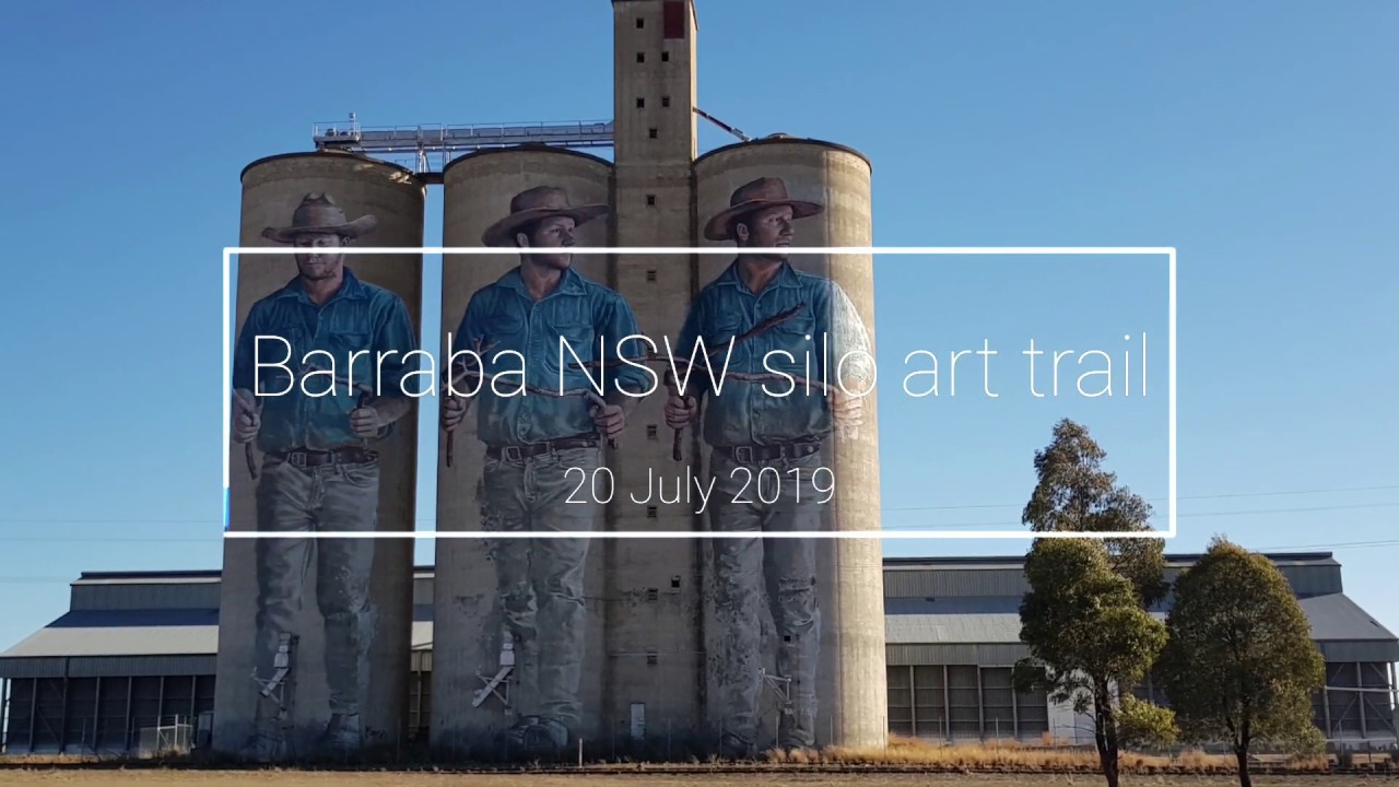 Barraba NSW silo art trail