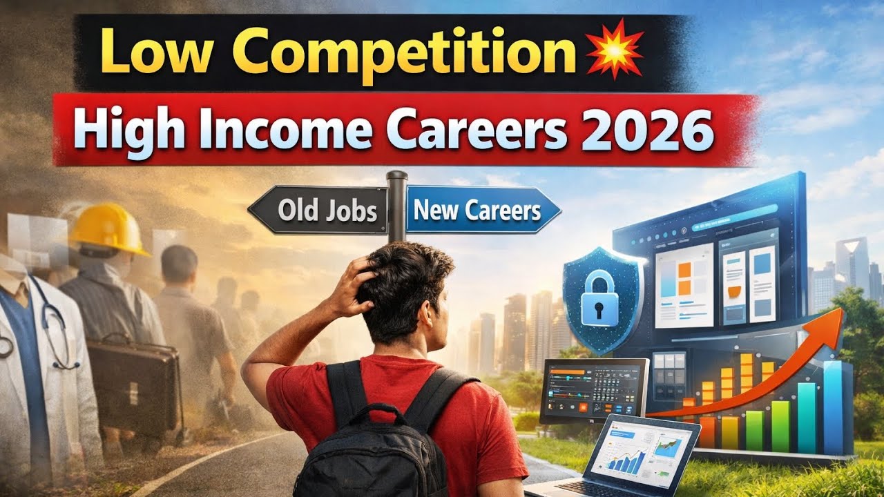 “2026 में ये Careers ज़्यादा पैसा देंगे (Low Competition) | Students Must Watch”