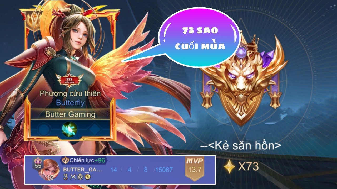 Butterfly 73 Sao Cuối Mùa Với Phong cách Chơi Huỷ Diệt Team Bạn?