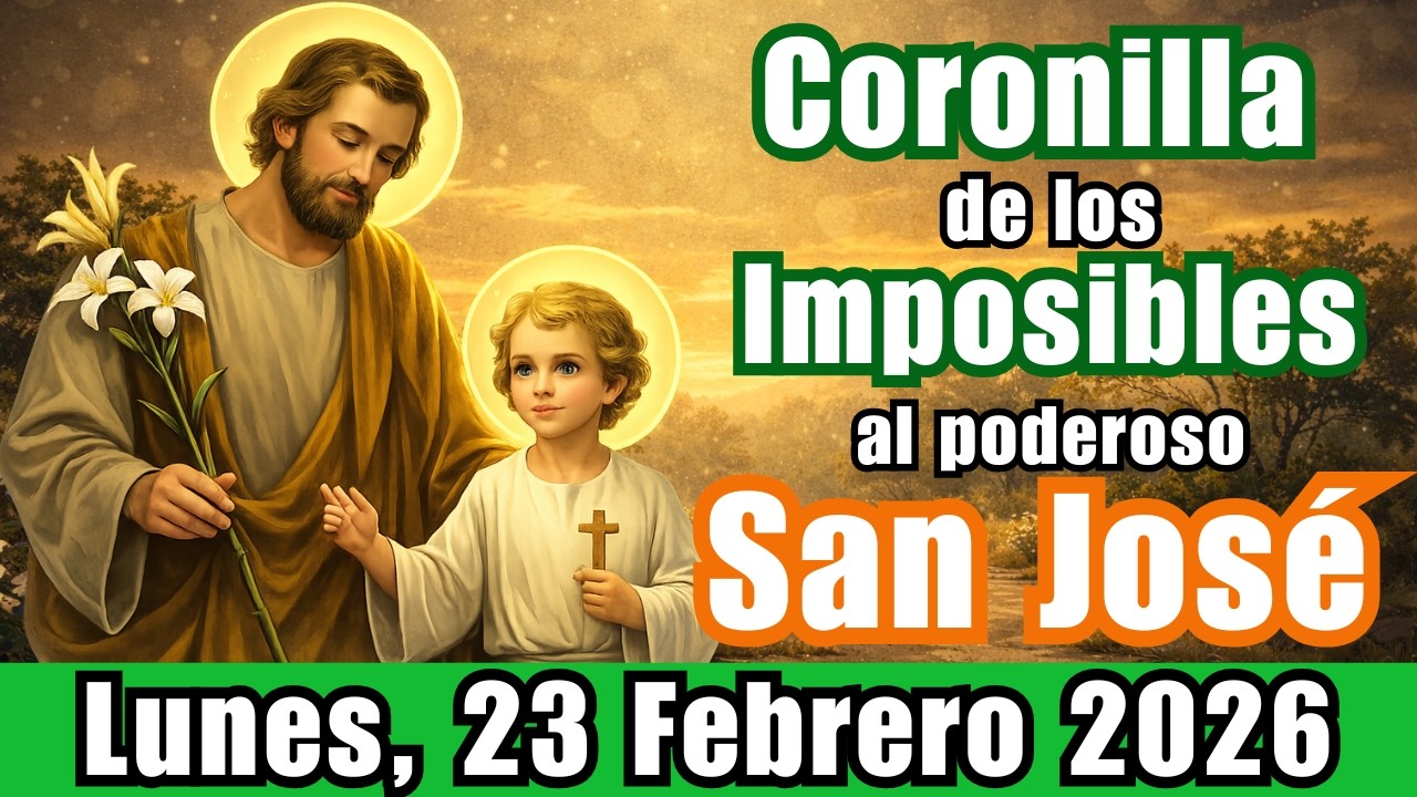 Coronilla de los Imposibles al Poderoso San José – Lunes 23 de Febrero de 2026