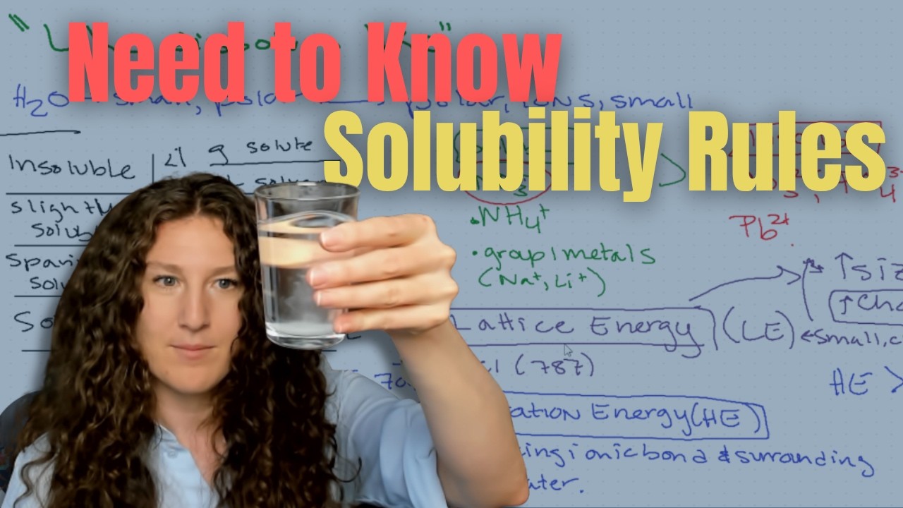 Chemistry Essentials: The Solubility Rules You NEED To Know