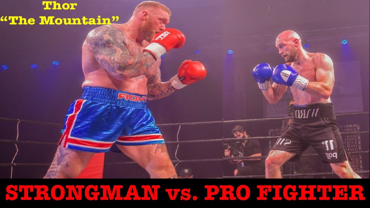 Top 8 World's Strongest Men vs Professional Fighters