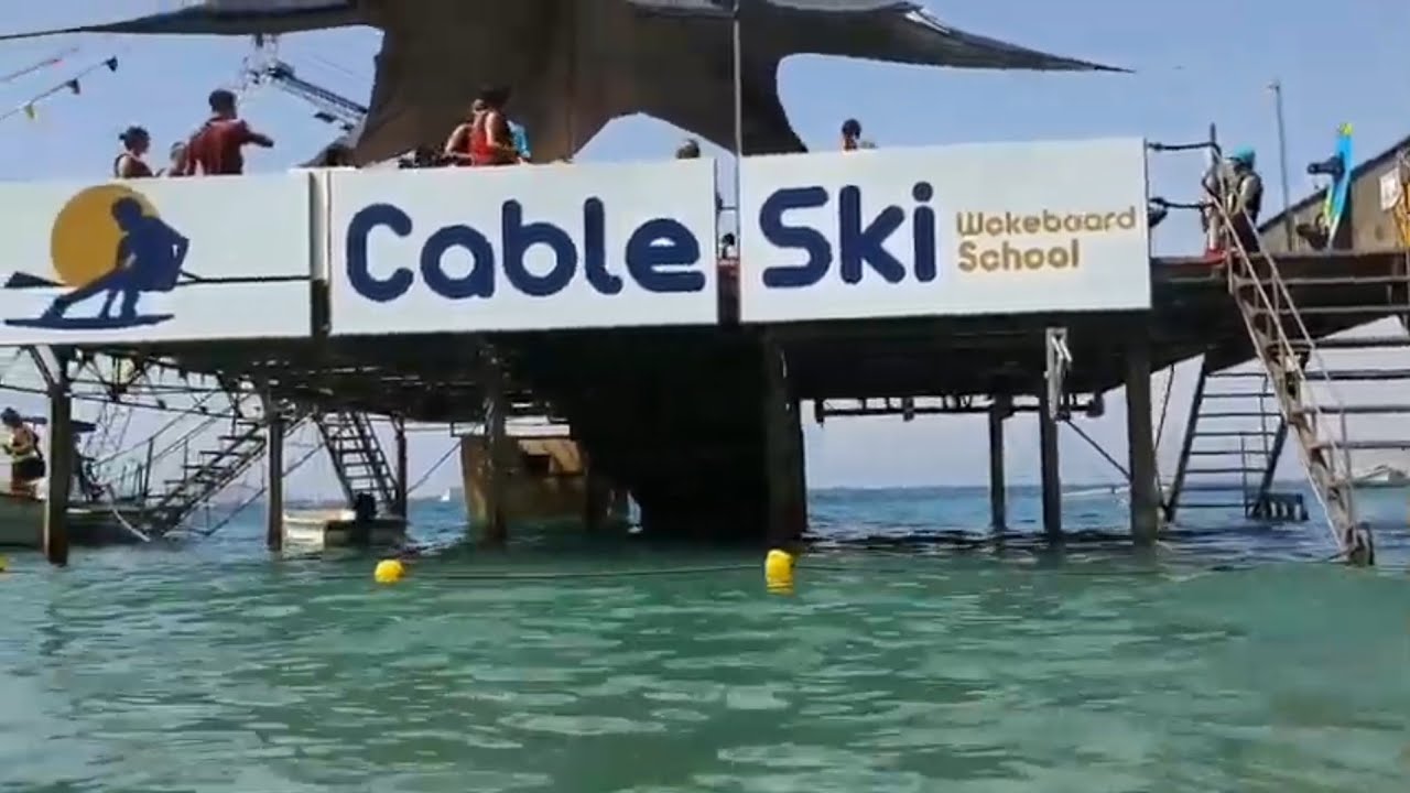 WAKEBOARD CABLE SKI BENIORM // UNICO EN ESPAÑA EN MAR ABIERTO🏄‍♂️