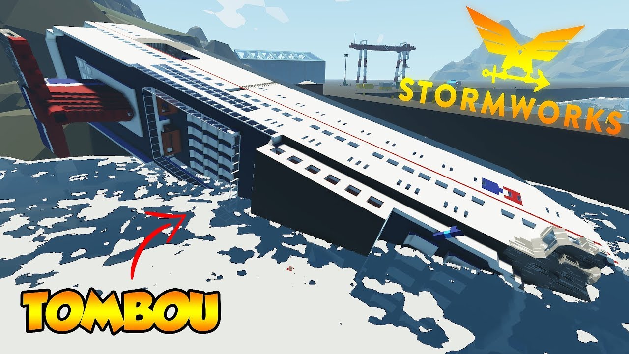 O NAVIO TOMBOU, VIAGEM EM ALTO MAR! StormWorks