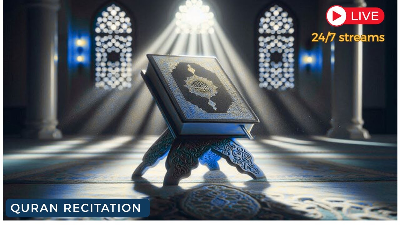 24/7 Quran Recitation LIVE | Sleep, Healing & Inner Peace