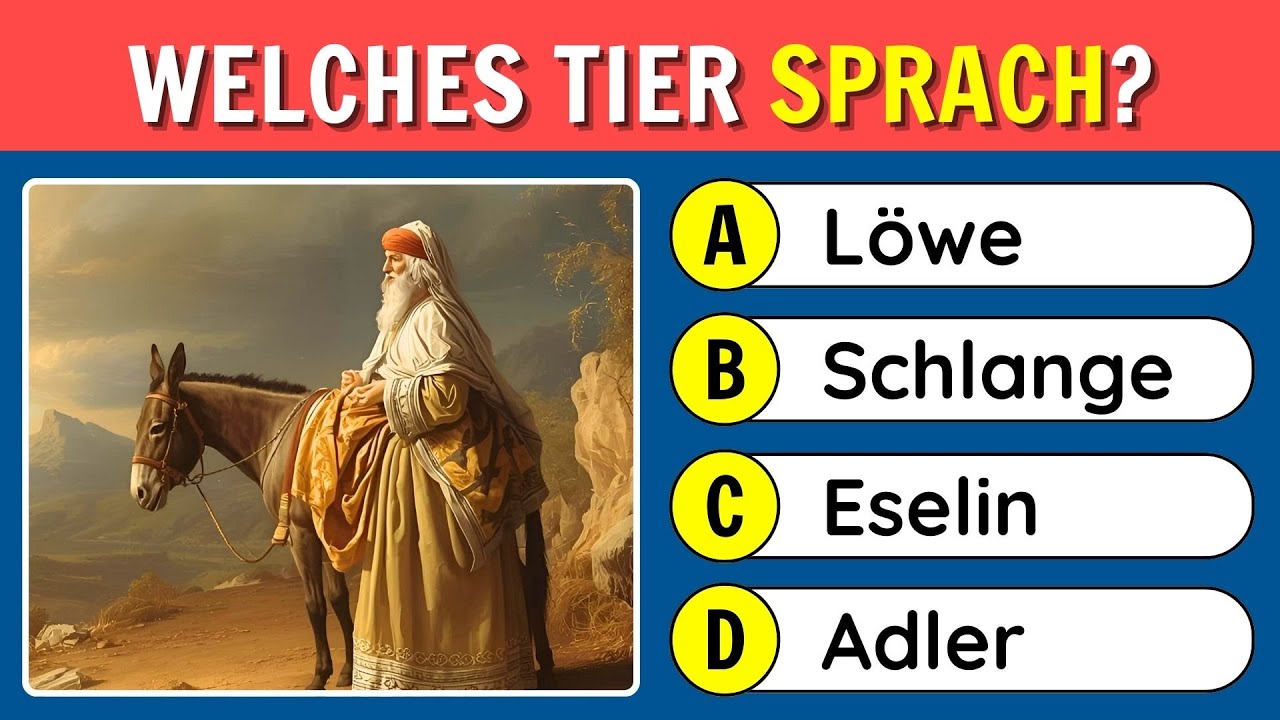 Bibel Quiz: Wie gut kennst du Propheten, Jünger & Geschichten?