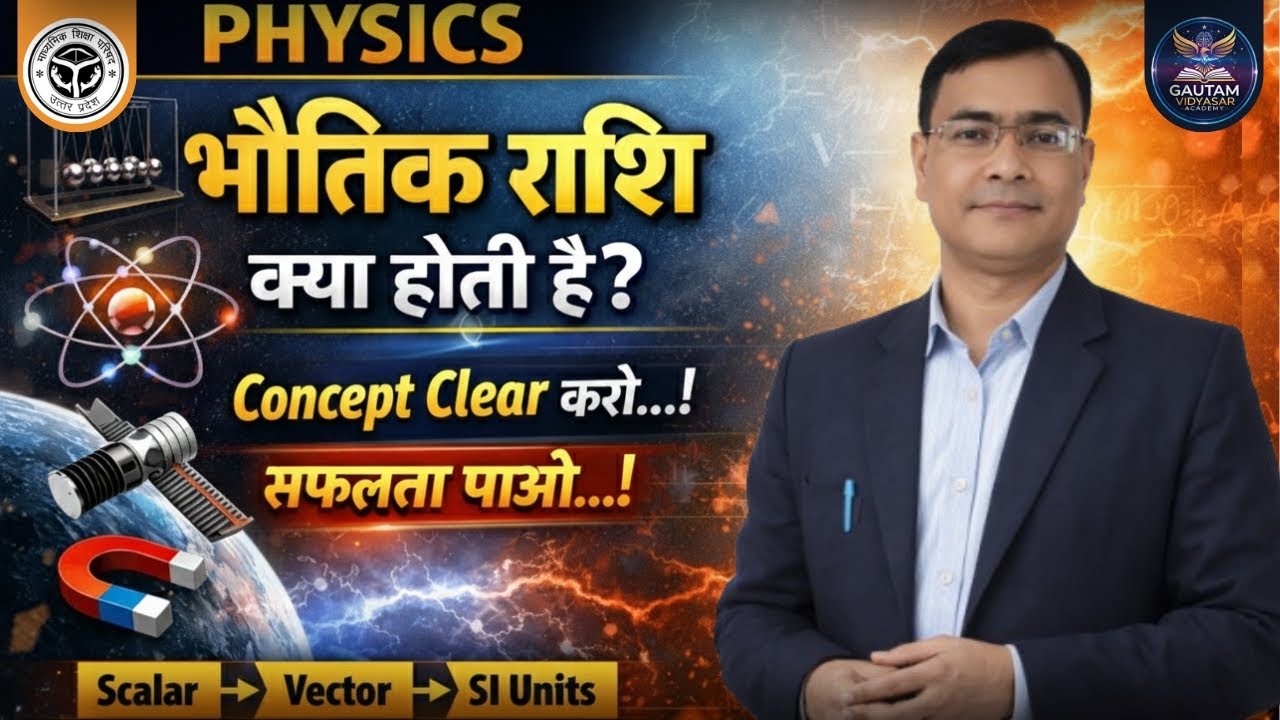 भौतिक राशि क्या होती है? | Physics की सबसे पहली और सबसे ज़रूरी Concept 🔥 | Class 9–12