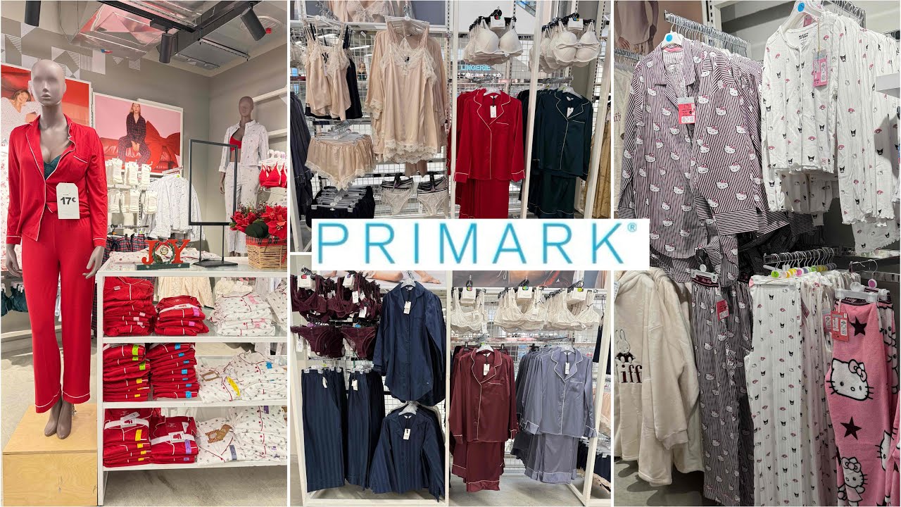 Primark women’s pyjamas new collection / November 2025