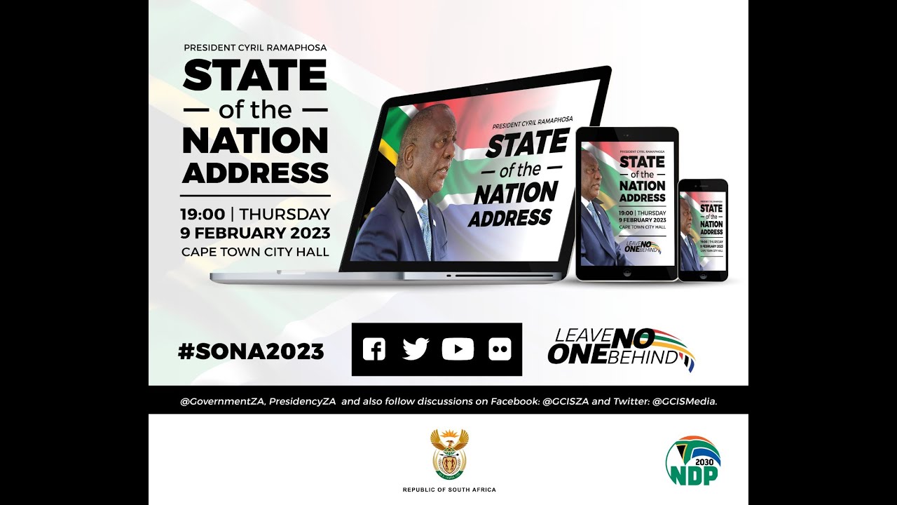 President Cyril Ramaphosa delivers the 2023 State of the Nation Address #SONA2023 #LeaveNoOneBehind