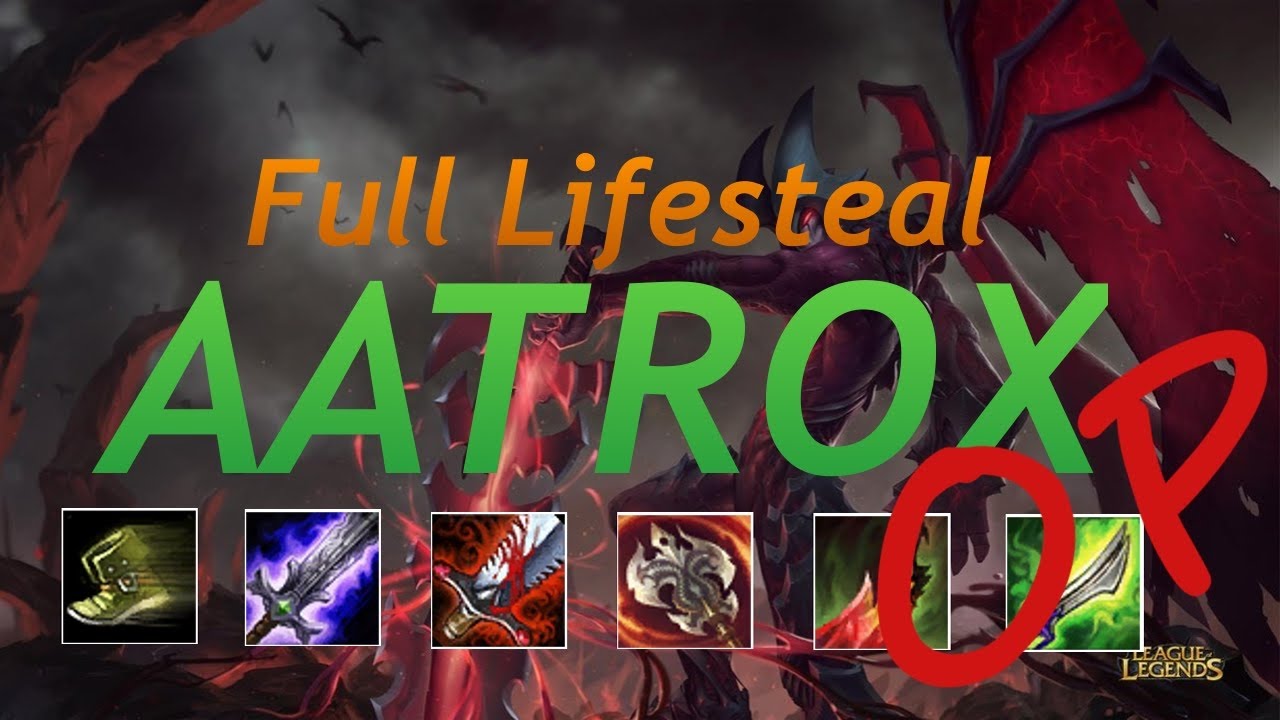 Full Lifesteal Aatrox || League of legends