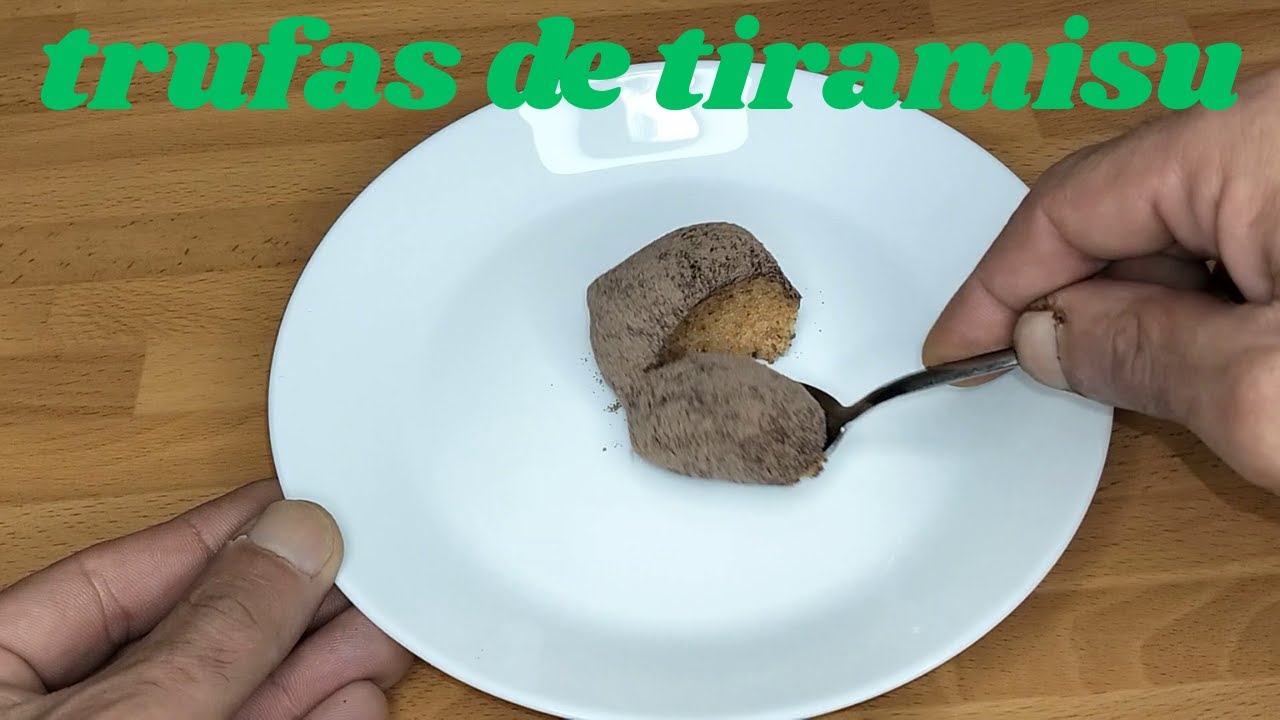 COCINA CON PATRICK:TRUFAS de TIRAMISU las mas cremosas del mundo:cremosidad en una mordida!
