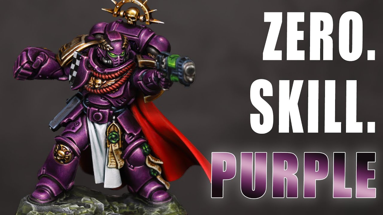 The EASIEST way to paint PURPLE! - Zero Skill 13
