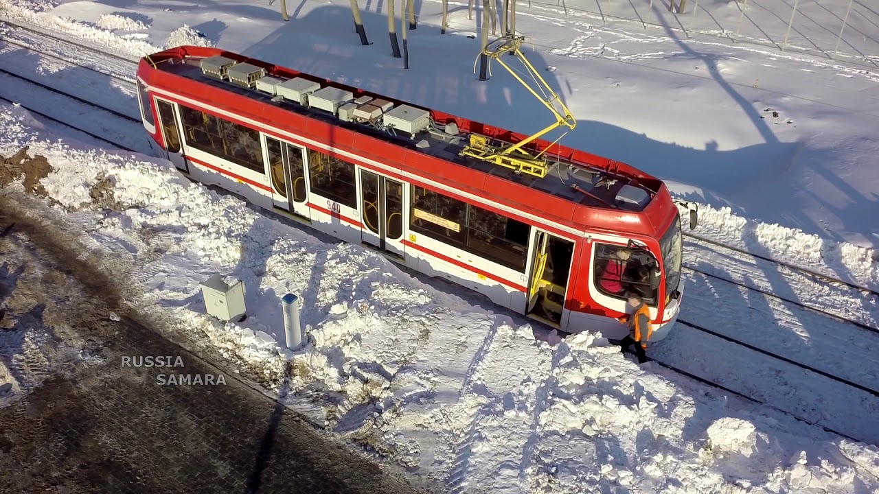 Первый трамвай на Московском шоссе г.Самара #Samara #Russia