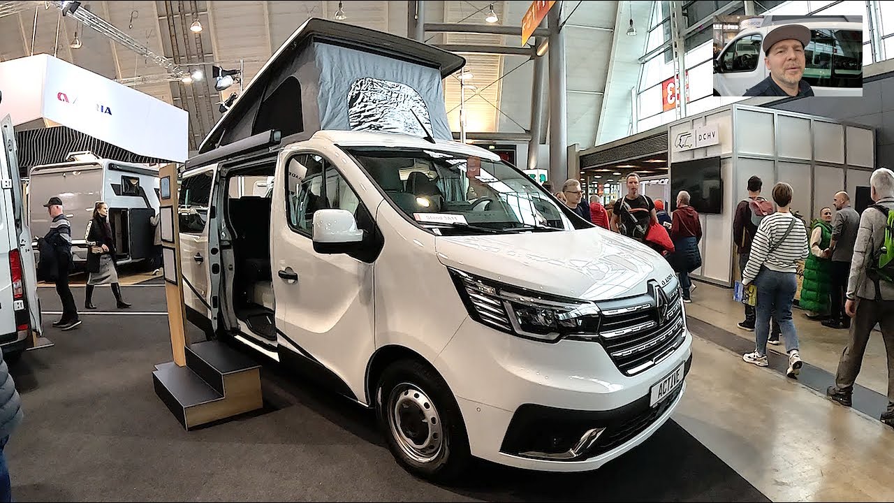 Adria Active Pro compact RV Camper Van Renault Trafic Camping car CMT walkaround + interior W1821