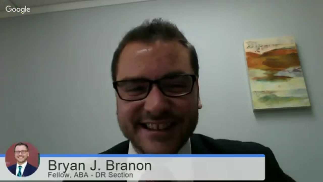 Interview with Bryan Branon, ADR as First Career