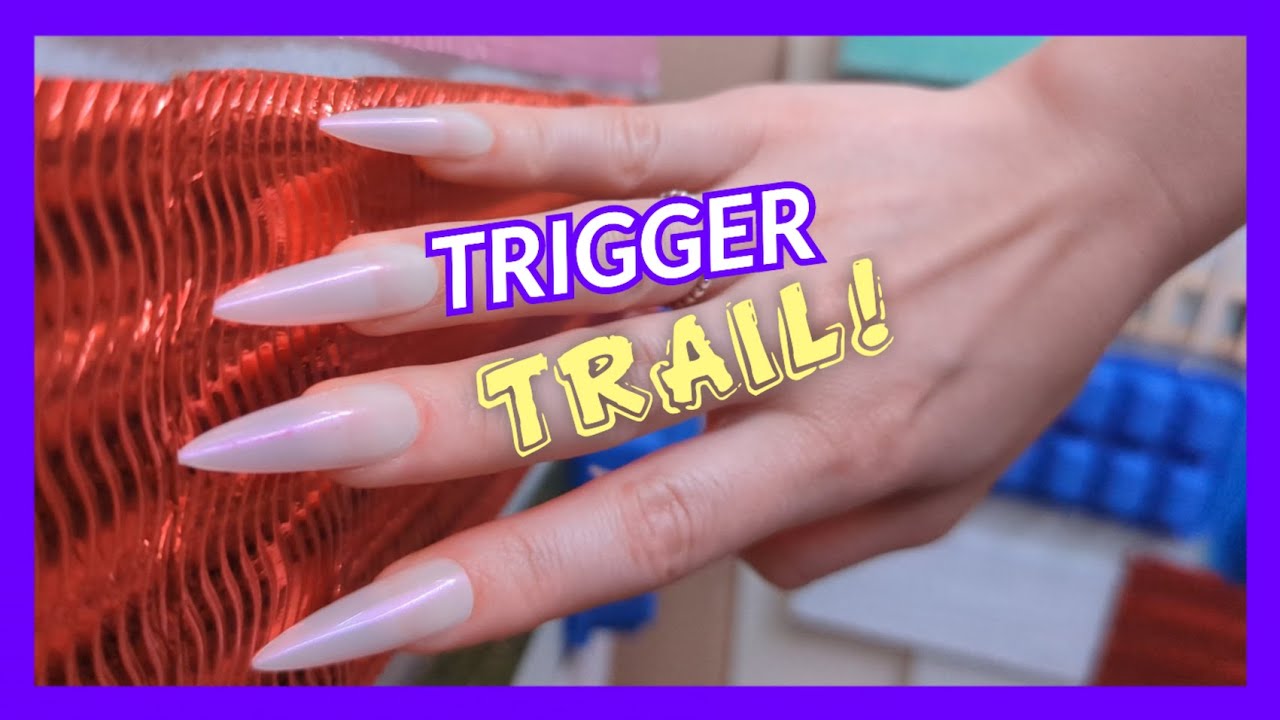 [LOFI ASMR] Scratching Trigger Trail - Different speeds per lap!