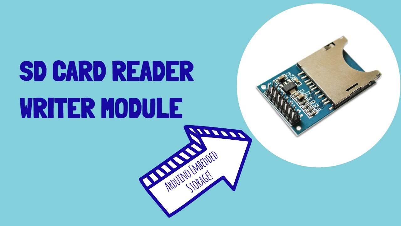 1-Minute Intro: SD Card Reader Writer Module with SPI for Arduino Storage