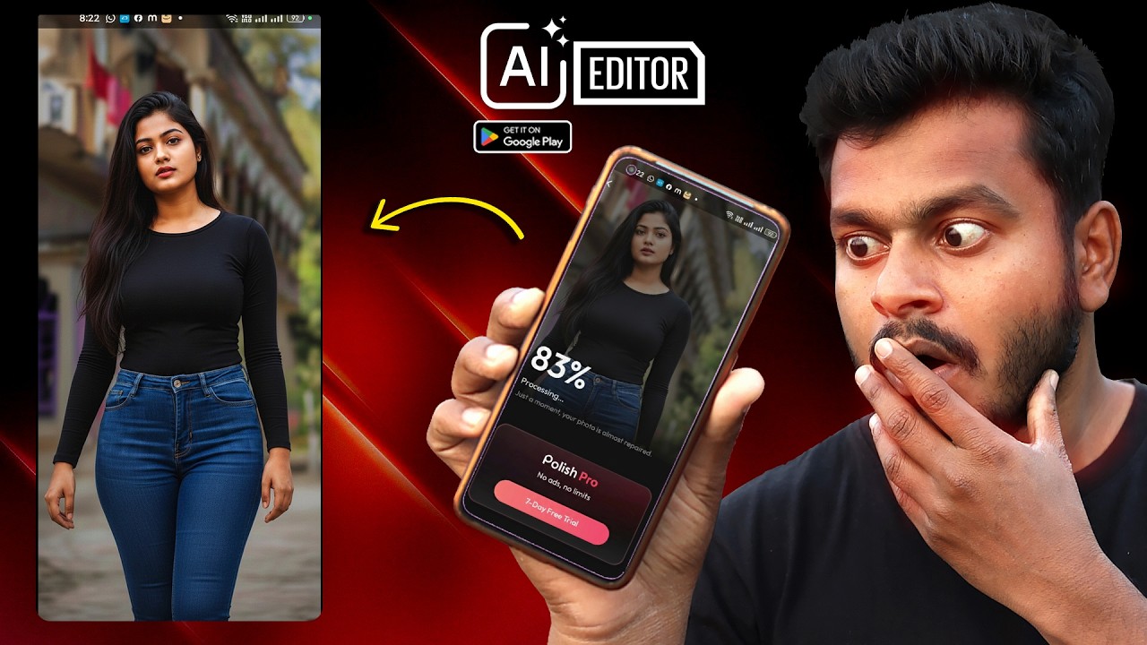 Best FREE AI Photo Editor App for Android 2026 🔥 Auto Enhance, Remove Background - Ai PNG Maker