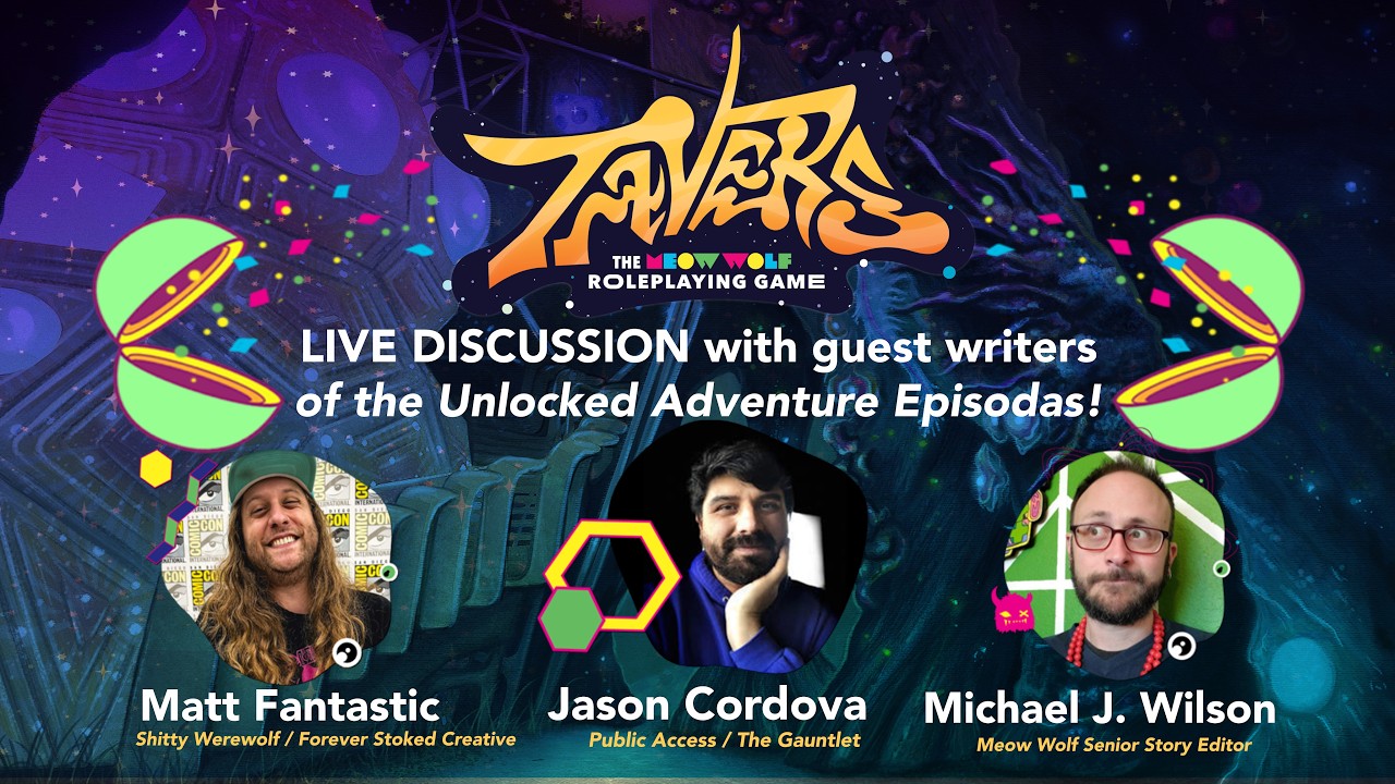 TAVERS Episoda Guest Writers Live Stream!