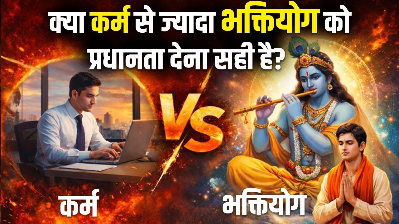 क्या कर्म से ज्यादा भक्तियोग को प्रधानता देना सही है? | H.G Vrindavan Chandra Das