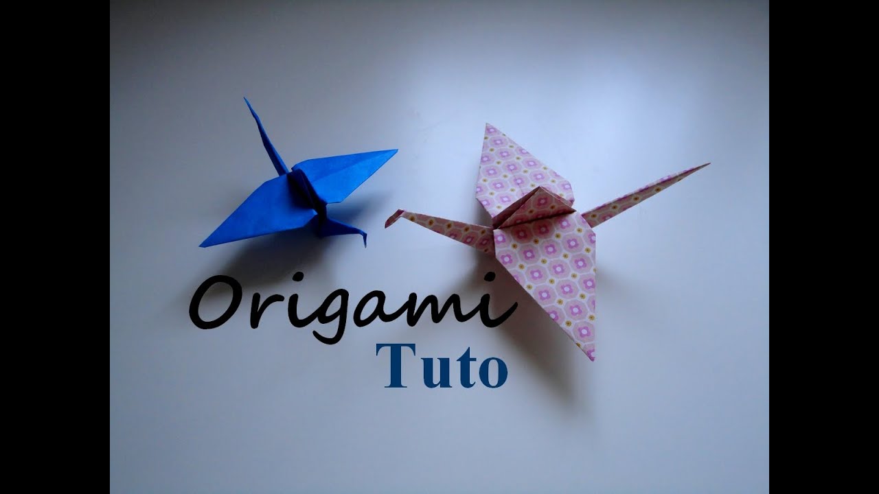 Tutoriel Origami Grue - Origami Crane Tutorial