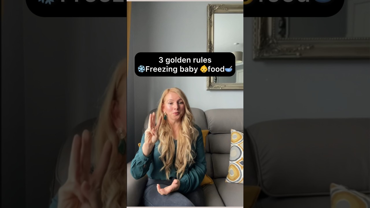 How to freeze ❄️baby food👶🥣? 