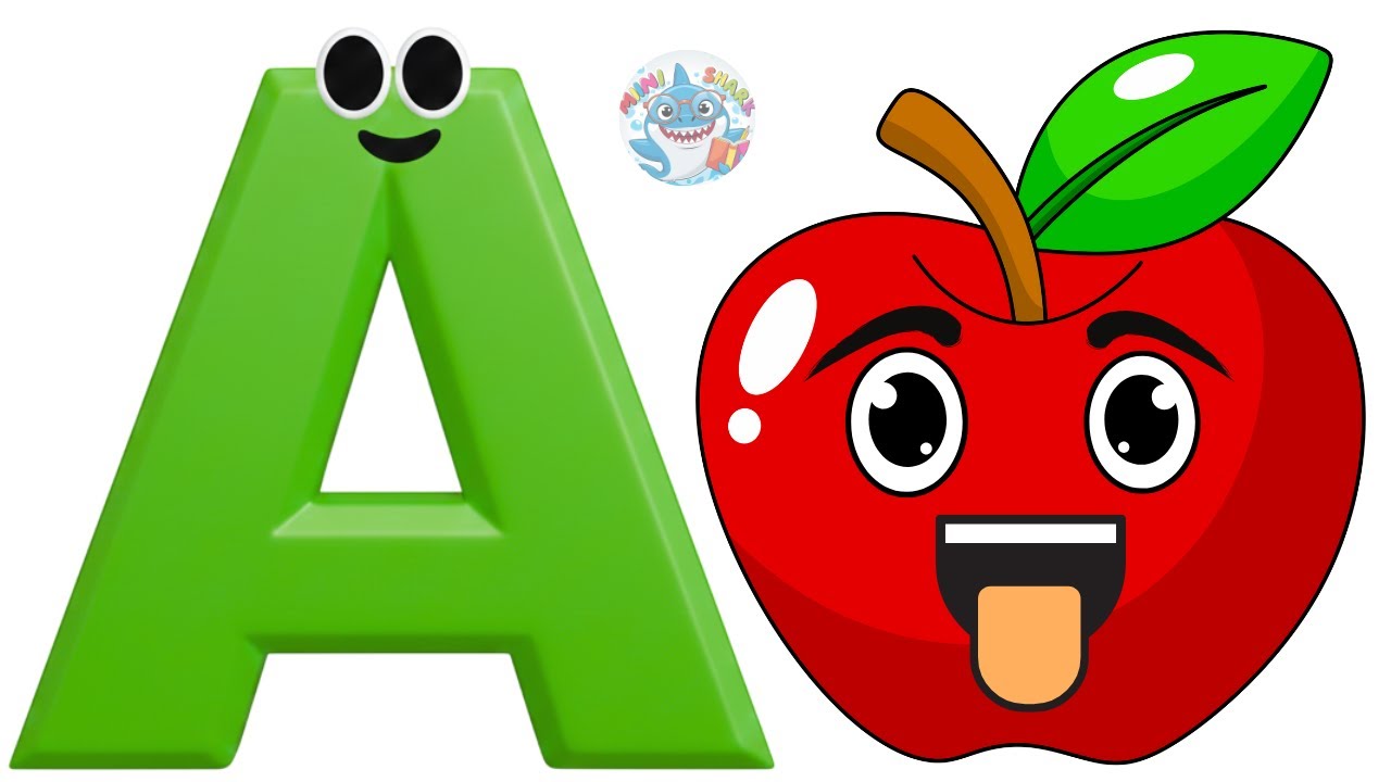 A is for Apple | A A Apple | A to Z ABC Phonics Song for Kids | Phonics Fun  #kidssongs