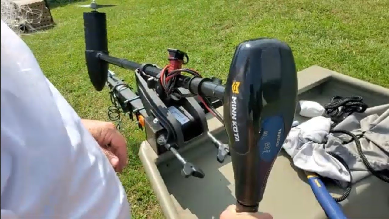 Custom Made Trolling Motor Mount Installation