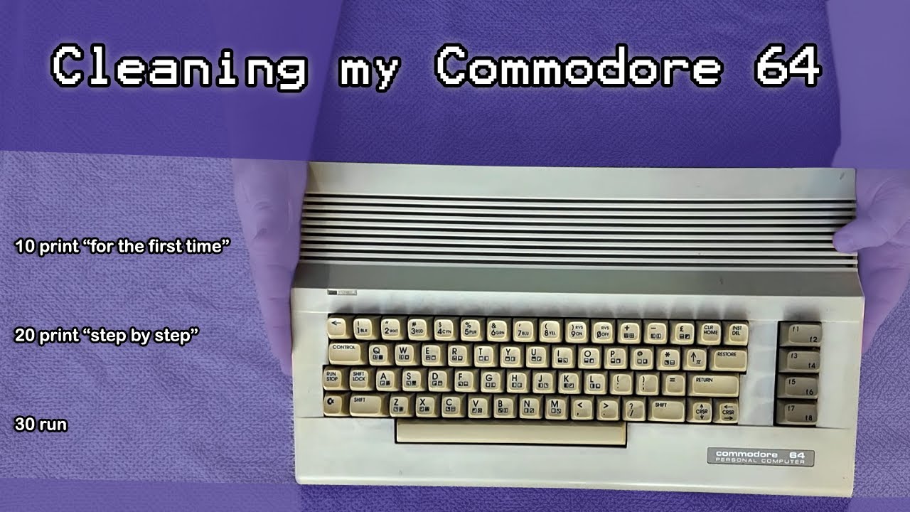 Cleaning My Commodore 64