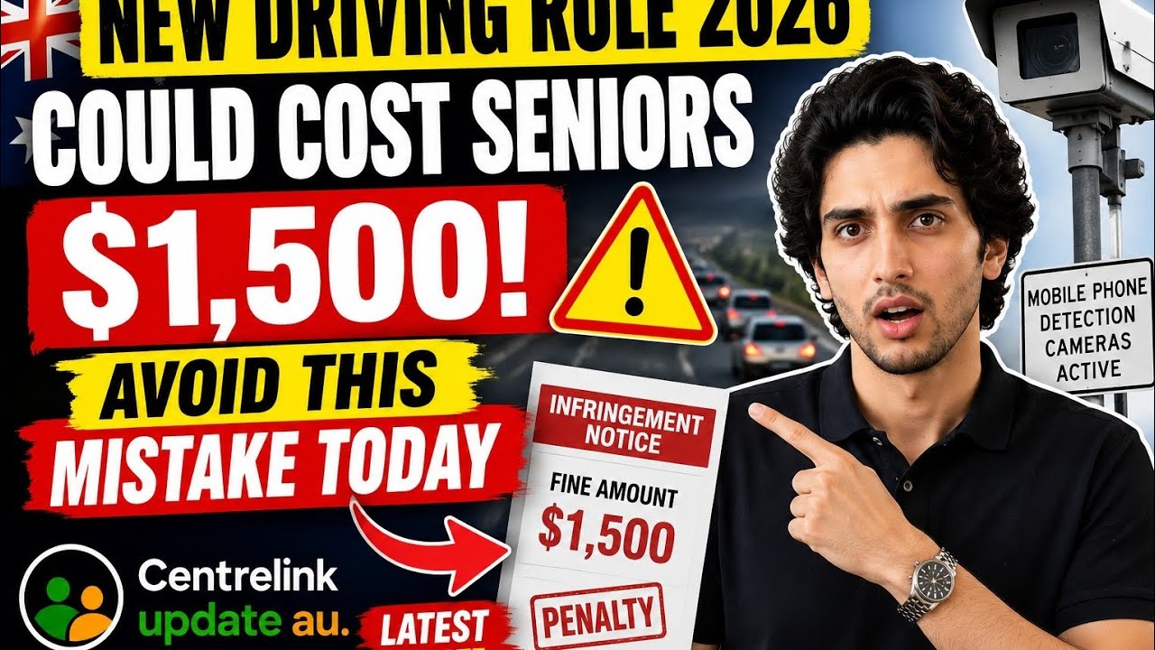 Australia&rsquo;s New Driving Rule 2026 Could Cost Seniors $1,500 &mdash; Avoid This Mistake Today