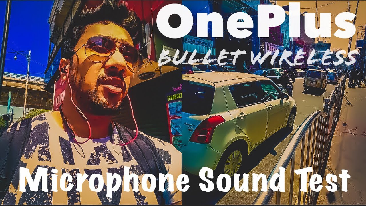 OnePlus Bullet Wireless Microphone Sound Test (Real Life)
